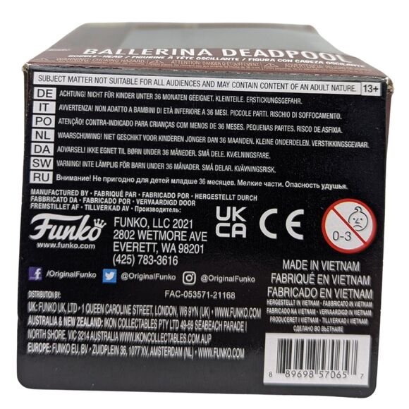 Deadpool Ballerina Funko Mystery Mini 30 years Figure - Picture 6 of 8
